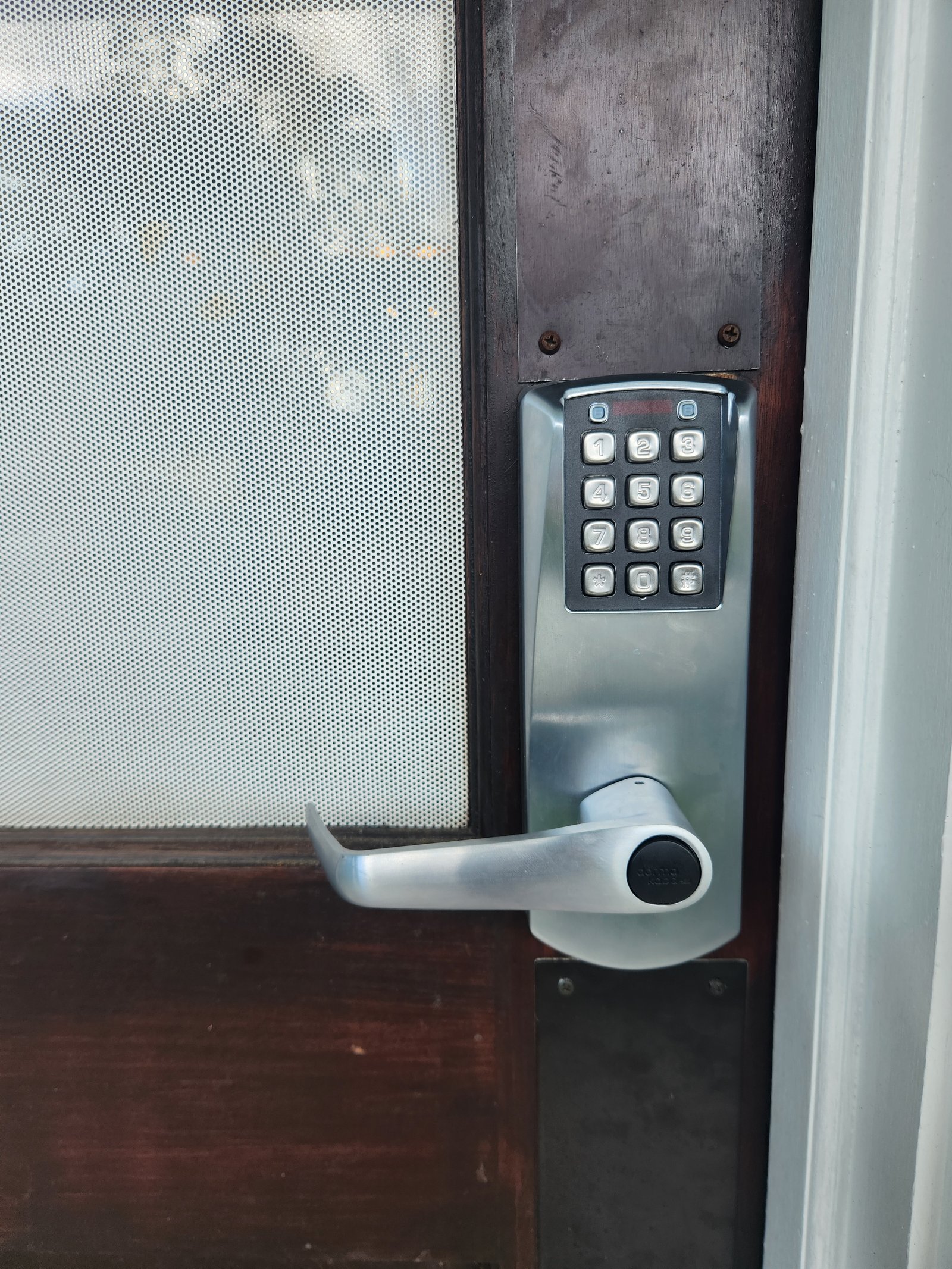 Access control system - modern security keypad